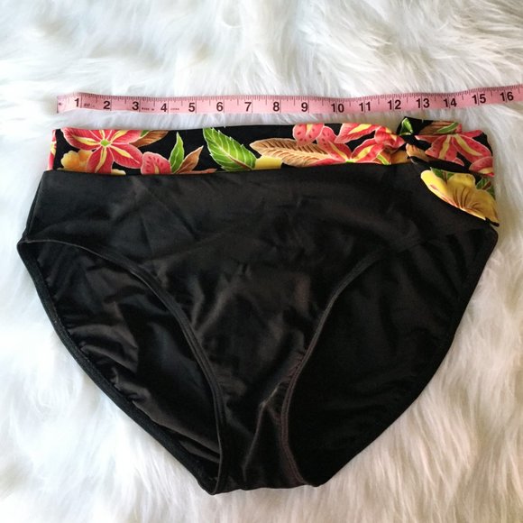 📦 REDUCED! HIGH WAIST FLORAL BAND BOTTOM - Picture 3 of 4